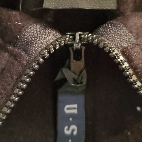 Mens Black USA Olympic embroidered Full-Zip Fleece Jacket size XXL - Picture 3 of 3